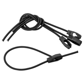 4 x elastic lashing straps, 50 cm, luggage straps for warning sign Italy and Spain, bicycle carrier, motorcycle, camping and household, UV-resistant and durable, elastic band with latex core