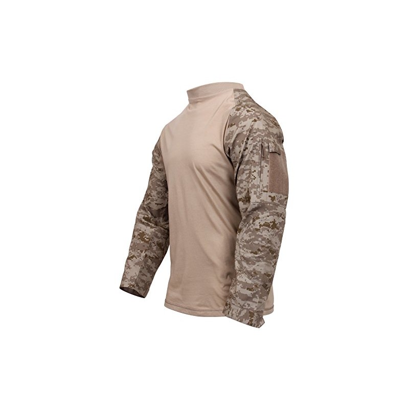Rothco Tactical Airsoft Combat Shirt, Desert Digital Camo, X-Large