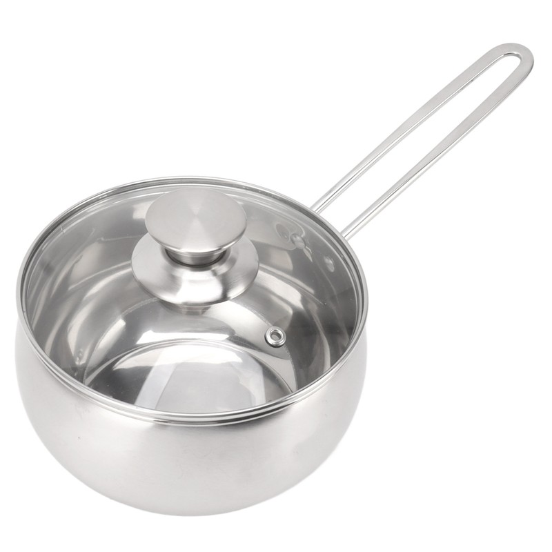 Milk Warmer Pot Stainless Steel Thick Composite Bottom Even Heating