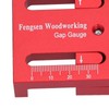 Depth Measuring Ruler Mini Gaps Gauge Aluminum Alloy Woodworking Regulator