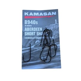 Kamasan B940 Aberdeen Short Shank Hooks - Size 1