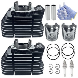 64mm Cylinder Piston Ring Gasket Top End Rebuild Kit for Yamaha RD350