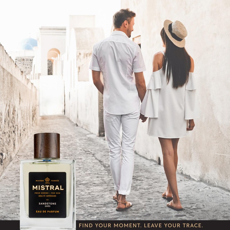 Mistral Men’s Cologne – Sandstone Eau de Parfum | Earthy