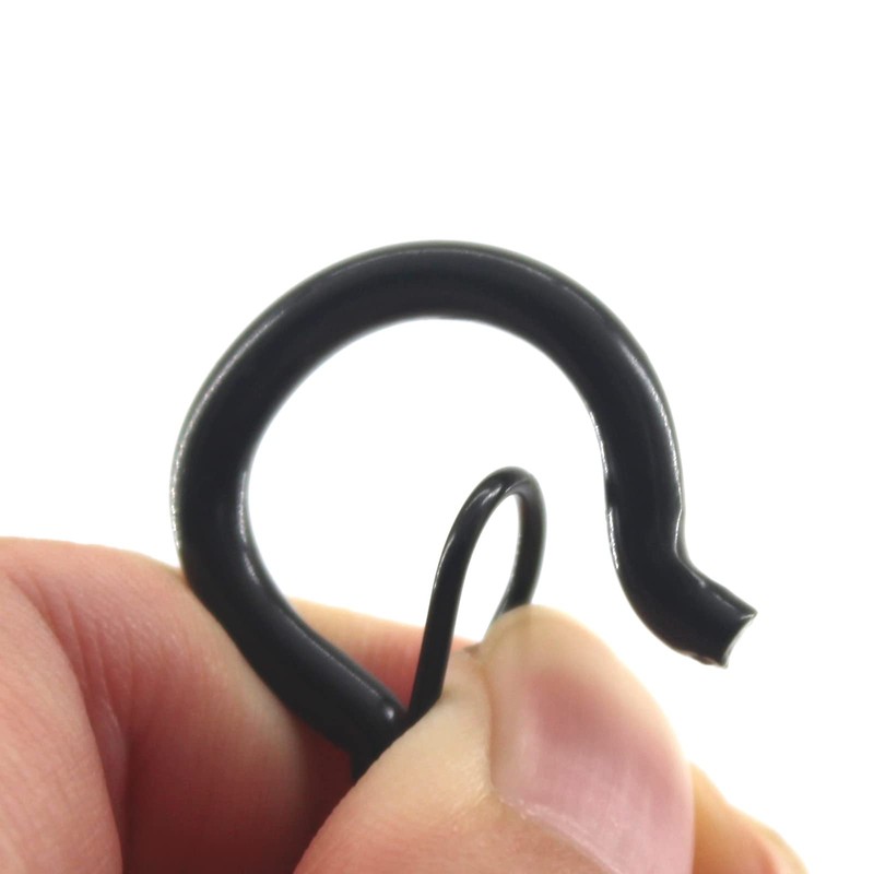 Zerniple Q Shaped Hanger Hooks Bronze Screw Hooks with Safety