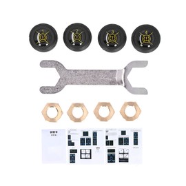 aqxreight Sensor de Presión de Llantas, Bluetooth 5.0 IP67 Impermeable Monitoreo en Tiempo Real Sensor de Presión de Llantas Compatible con TPMS para Android para iOS