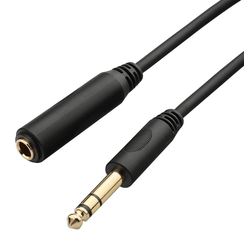 Tisino 1/4 Extension Cable 6 ft, Headphone Extension Cable Quarter