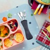 Fosly 3 Piece Stainless Steel Camping Cutlery Set, Travel Flatware