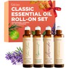 Gya Labs Classic Roll on Essential Oils Set - 0.34