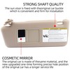 Dasbecan Left Driver Side Sun Visor Compatible with Toyota Tacoma