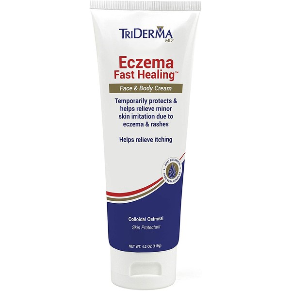 TriDerma Eczema Fast Healing Face and Body Cream, 4.2 Ounces