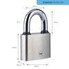 Yale - Y112/60/132/1 Iron Disc Padlock 60mm - Nickel Plated
