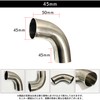 S-NET Stainless Steel Bending Pipe 90 Degree Muffler Exhaust Pipe