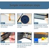 Under Sofa Blocker for Pets, 3 Inch Cuttable PVC Under