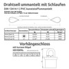 Drahtseile24 Steel Cable Black, Rope Lock, Steel Cable Coated with