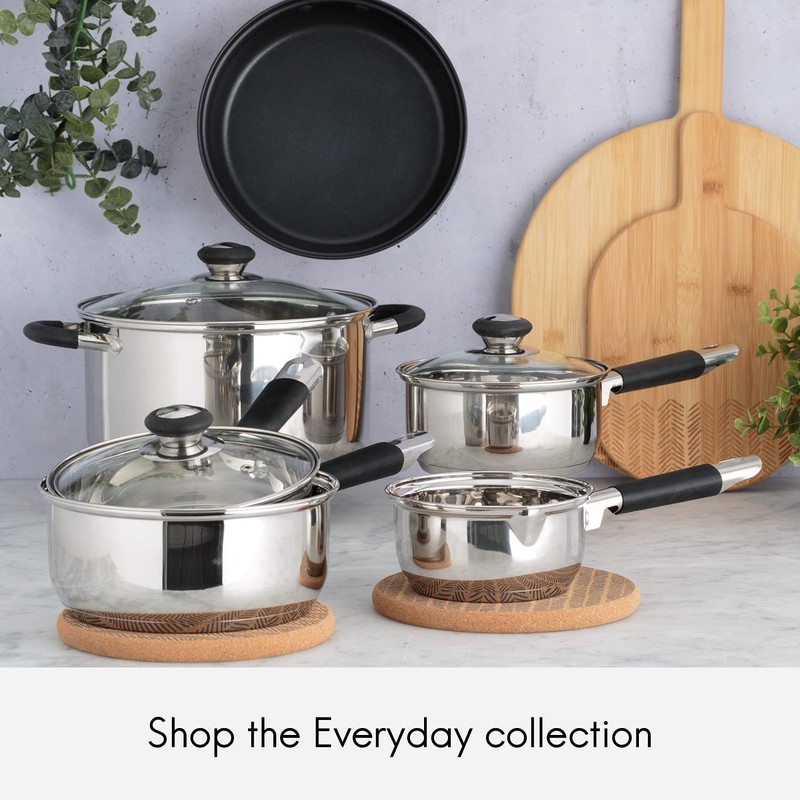 Viners Everyday Solid Spoon | Solid Stainless Steel Spoon Utensil