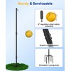 Ansionsol Heavy Duty Tetherball Sets with Ball & Rope for