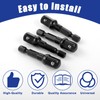 Nogeqi 5 Pcs 3/8 Impact Adapter,Impact Socket Adapter,1/4 to 3/8