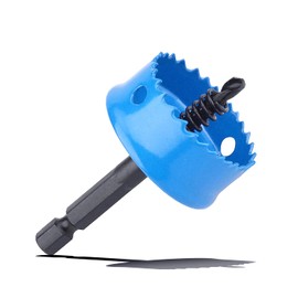 28mm (1-1/10 Inch) Impact Bi-Metal Hole Saw With 1/4" Hex Shank for Thin Sheet Metal and Stainless Steel Board
