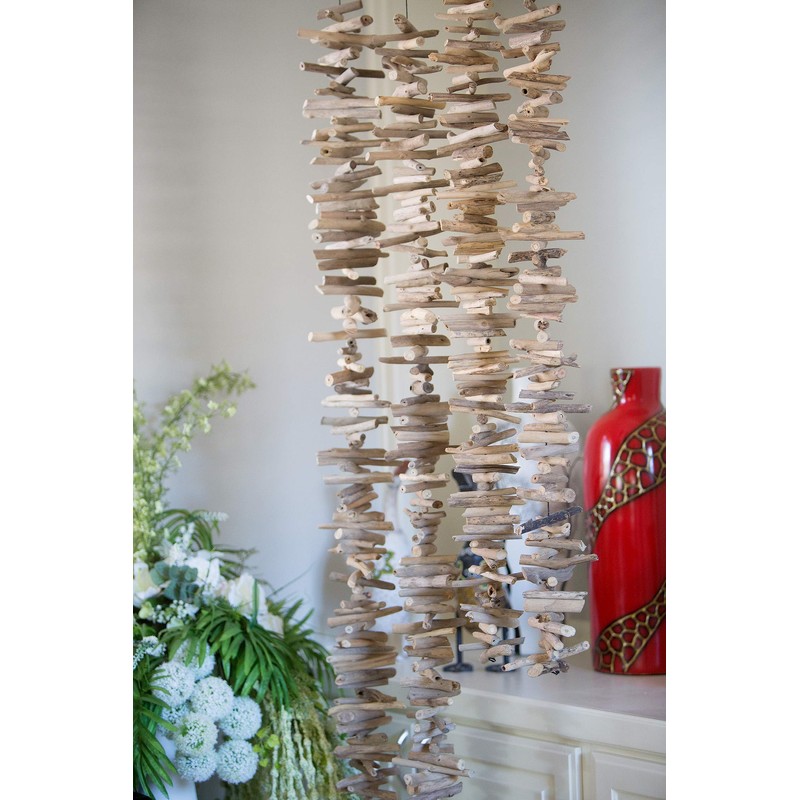 Natural Weathered Drift Wood Garland Decor (6ft)