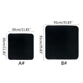 6mm Welding Blanket Fireproof, Flame Retardant Fireproof Felt High Temp Carbon Fiber Felt Shield Plumbing Heat for Welders (30x30cm)