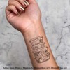 4 x 'Food Storage' Temporary Tattoos - Water Resistant, Skin-Safe,