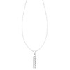 Carissima Gold Women's 9 ct White Gold Cubic Zirconia Drop
