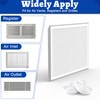 Wintcomfort Air Vent Filter Kit, 39"x39" Cut to Fit Micro