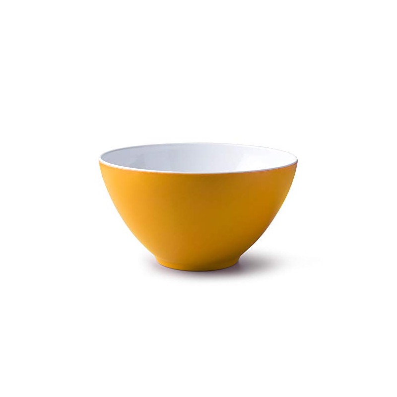 Zeal G217M Two Tone Salad Bowl 26cm-Mustard, Melamine