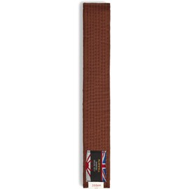 Playwell Martial Arts Cotton Solid Coloured Grading Belt - Brown (280cm)