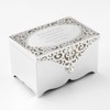 THINGS REMEMBERED Engraved Silver Scroll Rectangle Keepsake Box (Free Customization)