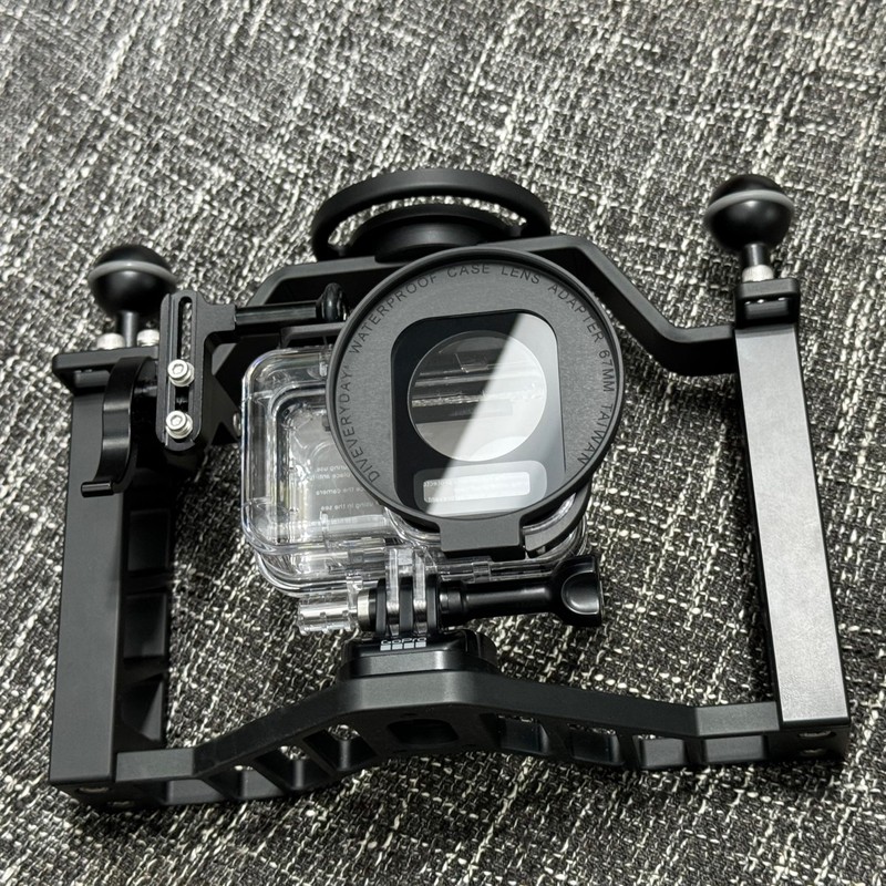 Original Waterproof Case Compatible with DJI Action M67 Lens Adapter