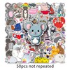 Mouse Stickers 50 Pcs Cute Cartoon Animals Sticker for Laptop