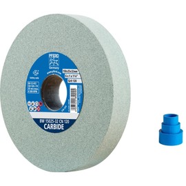 PFERD Carbide Grinding Disc, 150 x 25 x 32 mm, SiC 120, 39008429 - Soft, Aggressive Grinding Wheel for Hard Materials, e.g. Carbide, with reducing Sleeves (25/20/16 mm)