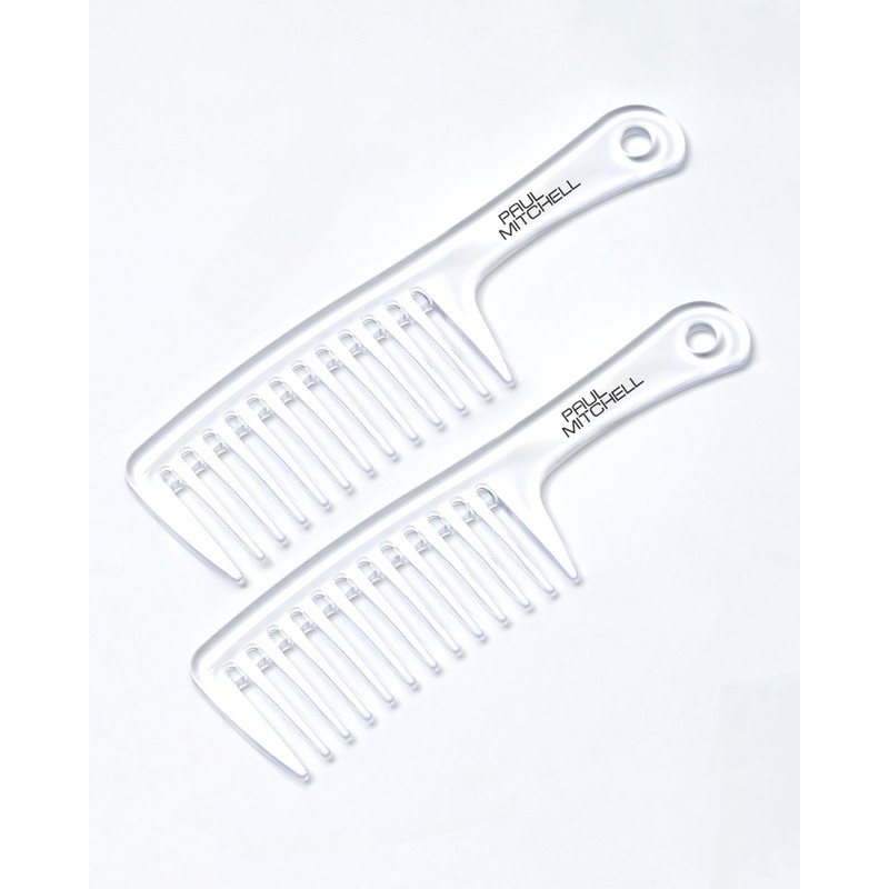 Paul Mitchell Detangler Comb, Wide Tooth Comb Detangles Wet or