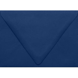 LUXPaper A6 Contour Flap Invitation Envelopes | 4 3/4" x 6 1/2" | Navy Blue | 80lb. Text | 50 Qty