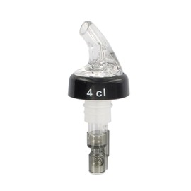 FACKELMANN 683152 à bille, Pour Alcool Verseur, Bouteille, Bec Doseur, 4 cl, Alcohol Dispenser, Pourer, Bottle Dispenser, Plastic, Transparent