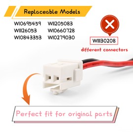 W10695459 - Repuesto de luz LED para frigorífico Whirlpool PS12347525 W11130208 AP5971112 W11205083 W10843353 W10660728