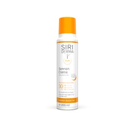 SIRIDERMA Sun Cream SPF30 Mineral Instant Protection for Sensitive Skin Basic, Natural and Highly Compatible No Nanoparticles (without Fragrance) (200 ml)