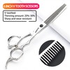 Sharonds 6 Inch Slim Hairdressing Scissors - Silver - Pack