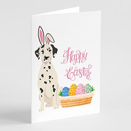 Dalmatian Easter Greeting Cards and Envelopes Pack of 8