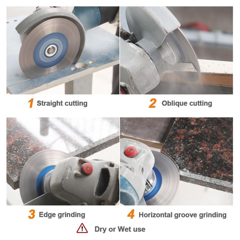 BRSCHNITT Diamond Cutting Disc 125 mm Double-Sided for Cutting and