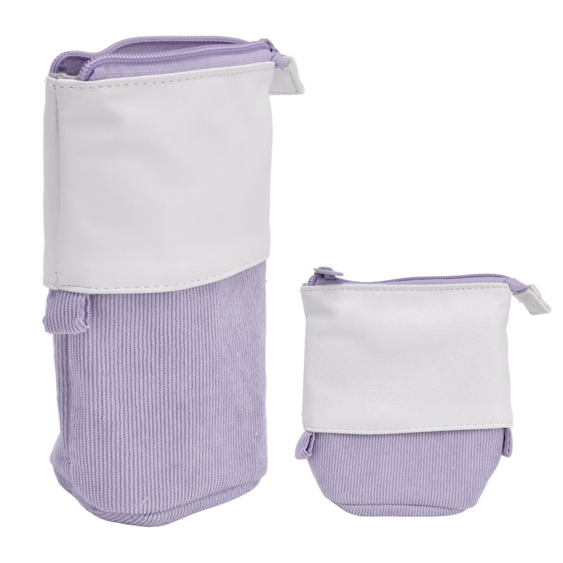 Pencil Case Stand Up Pen Holder Cute Telescopic Pen Case