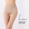 Lucien 15WFO219 Women's Girdle Shorts, Short Length, Small Belly Compression