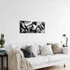 sechars Abstract Line Canvas Wall Art Black and White Line