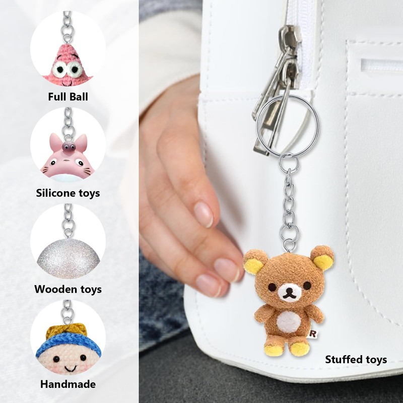 Key Ring with Chain 86 Key Ring Craft Set, 86