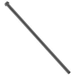 Westbrass D119-62 3/8" x 12" Brass Bullnose Faucet Riser Supply Line, 12", Matte Black