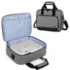 LUXJA Projector Case, Projector Bag with Accessories Storage Pockets (Compatible