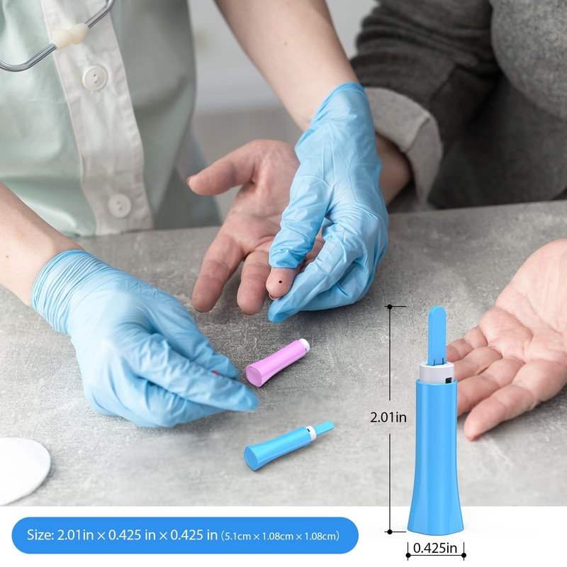Safety Lancet - Retractable, Push Button Activation, Pack of 100,