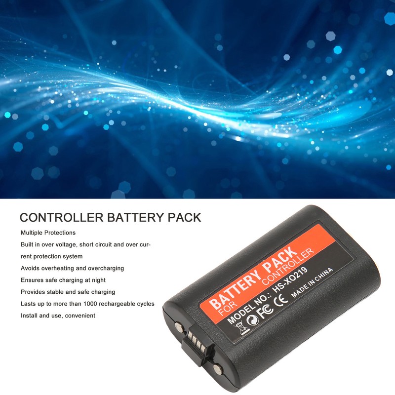 Rechargeable Battery Pack 1200mAh Controller Battery with Micro USB Charging