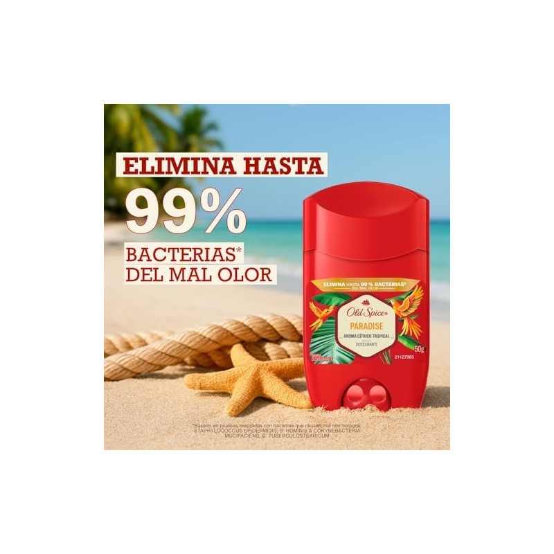Old Spice Desodorante en Barra para hombre Paradise 50 g